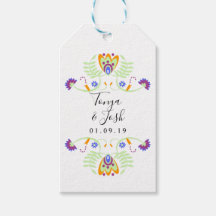 Folk Floral Bröllopsblommor | Mexikanska djärva fä