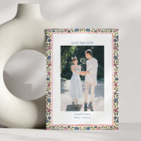 Folk Floral Kant Modern Coquette Romantisk Foto