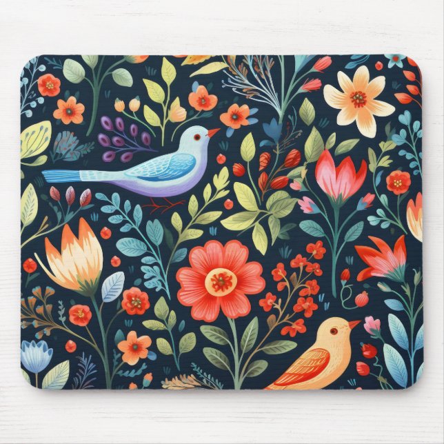 Folk Flowers and Birds Musmatta (Framsidan)