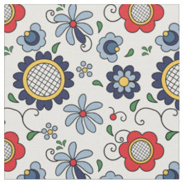 Folk Flowers - folkkonst från Kashuby Tyg