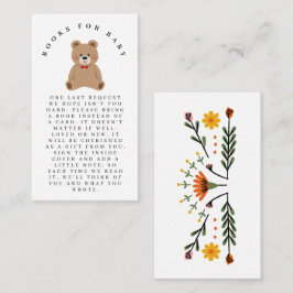 Folk Flowers Teddy Bear Nästan Inte Vänta Böcker F Tilläggskort