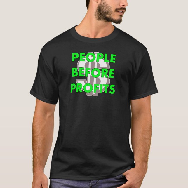 folk för vinster t-shirt (Framsida)