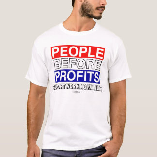 Folk för vinster tee shirt