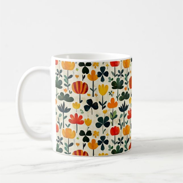Folk Garden Klöver Kaffemugg (Vänster)