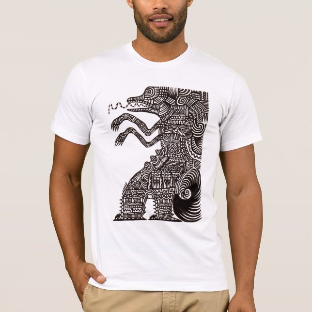 Folk gigantisk T-tröja T-shirt (Framsida)