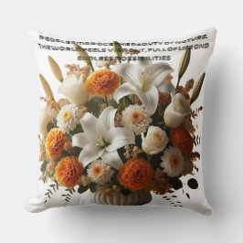 Folk gillar naturens skönhet. kudde