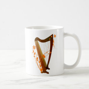 Folk harpamugg kaffemugg