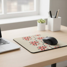 Folk-inspirerad skrivbordsaccessoar musmatta