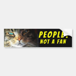 Folk? Inte en Fläkt-KAT-medlem Bildekal