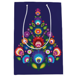 Folk julklapp med anpassningsbar-meddelande