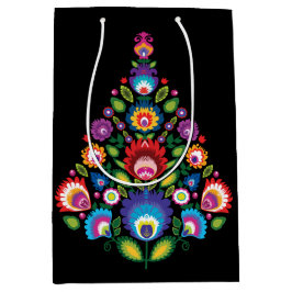 Folk julklapp med anpassningsbar-meddelande