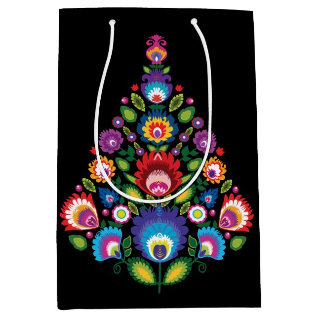 Folk julklapp med anpassningsbar-meddelande (Framsidan)