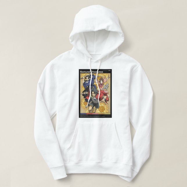 Folk kallar mig Anime Samurai japansk champloo Ret Hoodie (Design framsida)