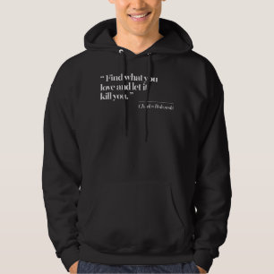 Folk kallar mig Charles Bukowski Funny Graphic Gif Hoodie