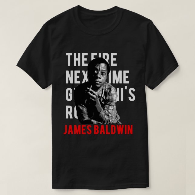 Folk kallar mig James Baldwin Gift för jul T Shirt (Design framsida)