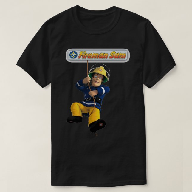 Folk kallar mig Tecknad Fireman Namn för Sam Child T Shirt (Design framsida)