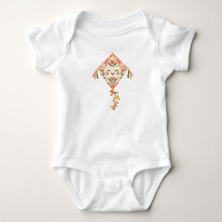 Folk Kite - Cute Floral Babies Design T Shirt