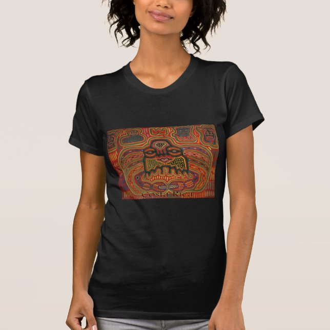 Folk konst Costa Rica Tee (Framsida)