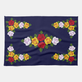 Folk konst för kanal kökshandduk