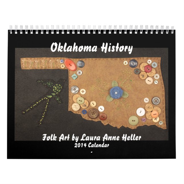 Folk konst för Oklahoma historia av Laura Anne Kalender (Omslag)