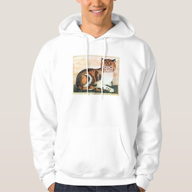 Folk konst: Katt Tröja Med Luva (Framsida)
