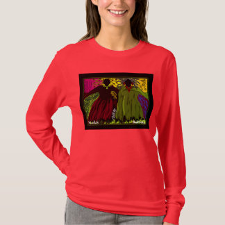 FOLK" LÅNGÄRMADSKJORTA "FÖR KVINNOR T SHIRT