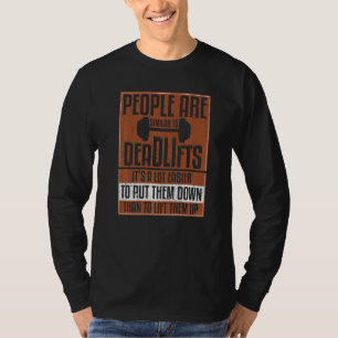 Folk liknar Deadlifts Fitness-instruktör T Shirt