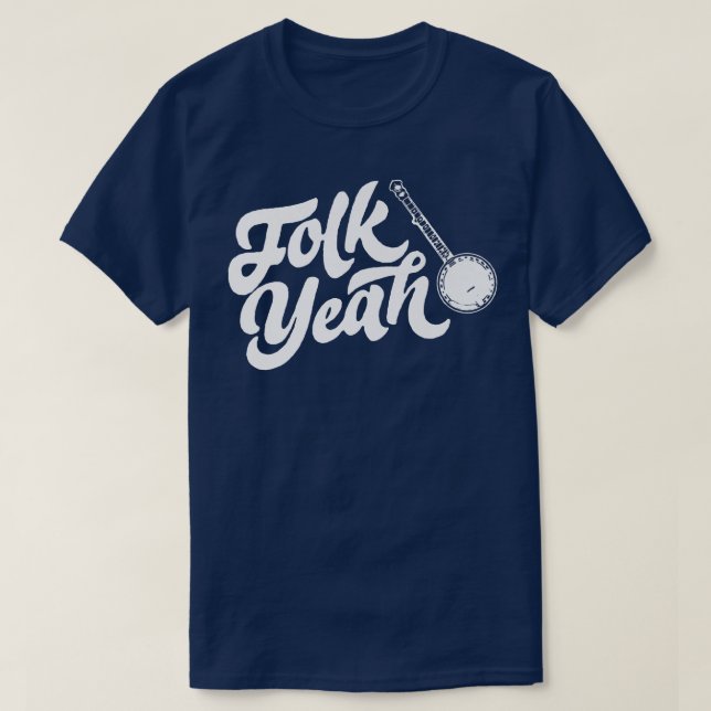 Folk! Ljuny Bluegräs Festival Folk Music Con T Shirt (Design framsida)