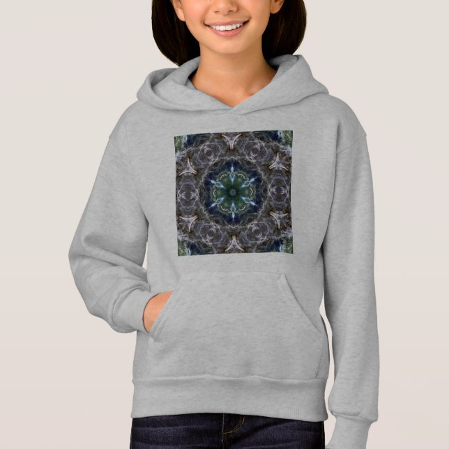 Folk Mandala Hoodie T Shirt (Framsida)