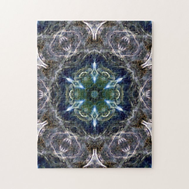 Folk Mandala Jigszle Puzzle Pussel (Vertikal)