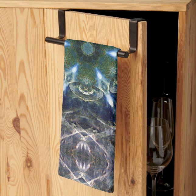 Folk Mandala Kökshandduk (Thirds Fold)