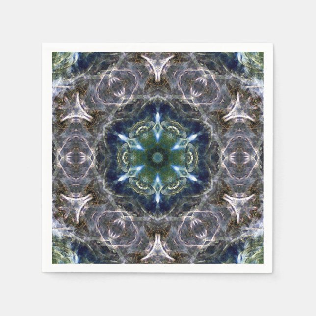 Folk Mandala Napkins Pappersservett (Framsidan)