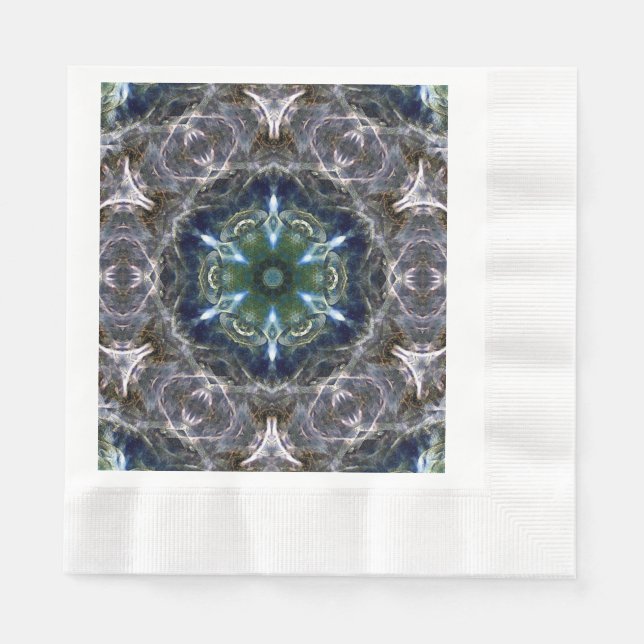 Folk Mandala Napkins Pappersservett (Framsidan)