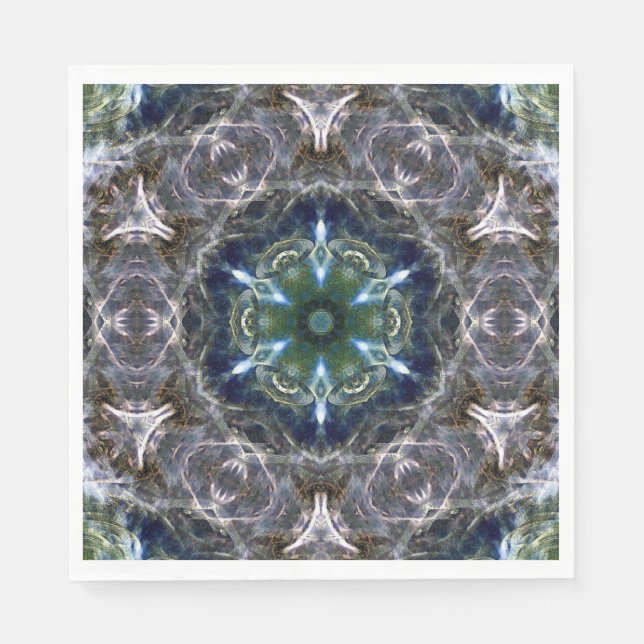 Folk Mandala Pappersservett (Framsidan)