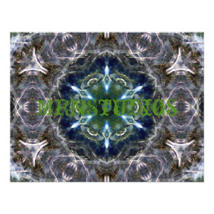 Folk Mandala Photo Print Fototryck