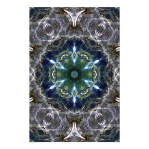 Folk Mandala Photo Print Fototryck