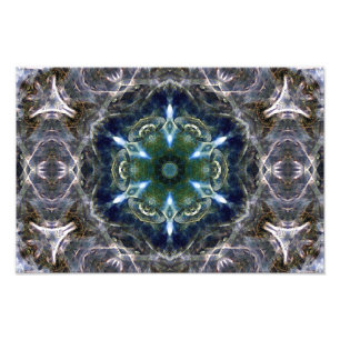 Folk Mandala Photo Print Fototryck