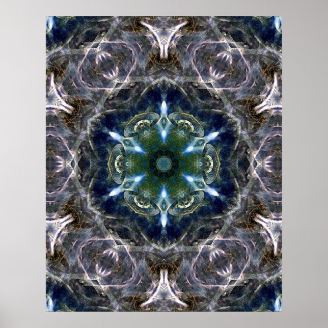 Folk Mandala Poster (Framsidan)