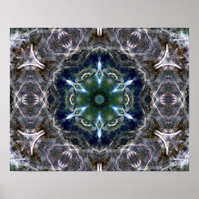 Folk Mandala Poster (Framsidan)