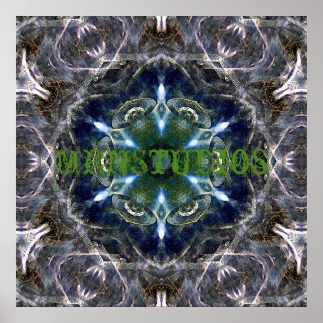 Folk Mandala Poster (Framsidan)