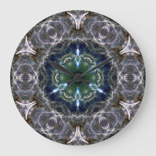 Folk Mandala Stor Klocka