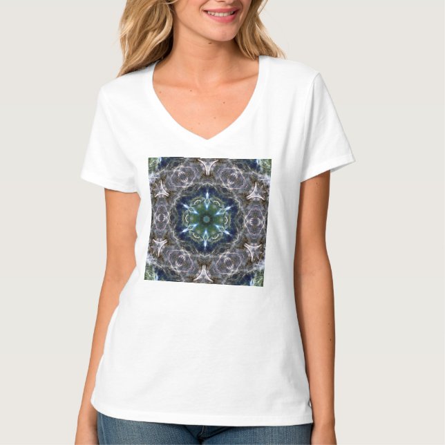 Folk Mandala T Shirt (Framsida)