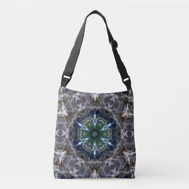 Folk Mandala Tote Bag Axelväska (Framsida)