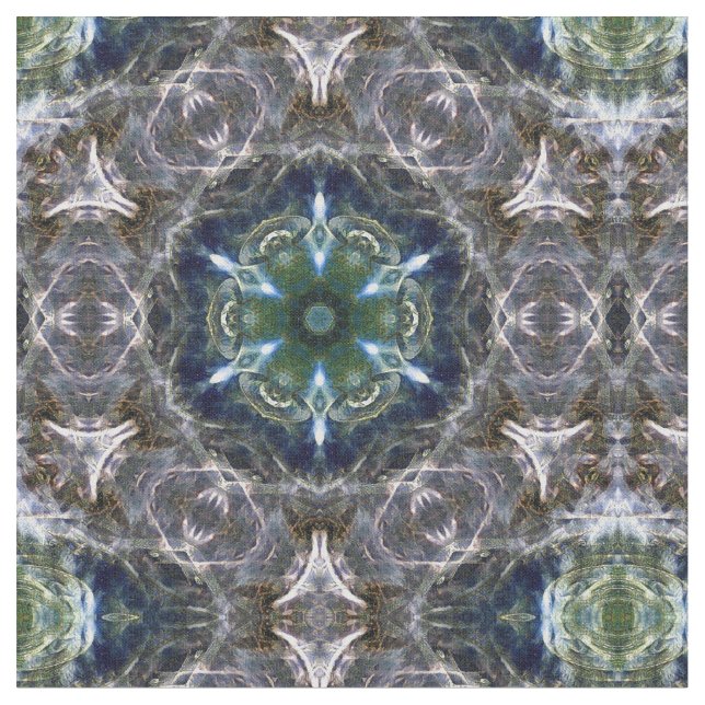 Folk Mandala Tyg (Närbild)