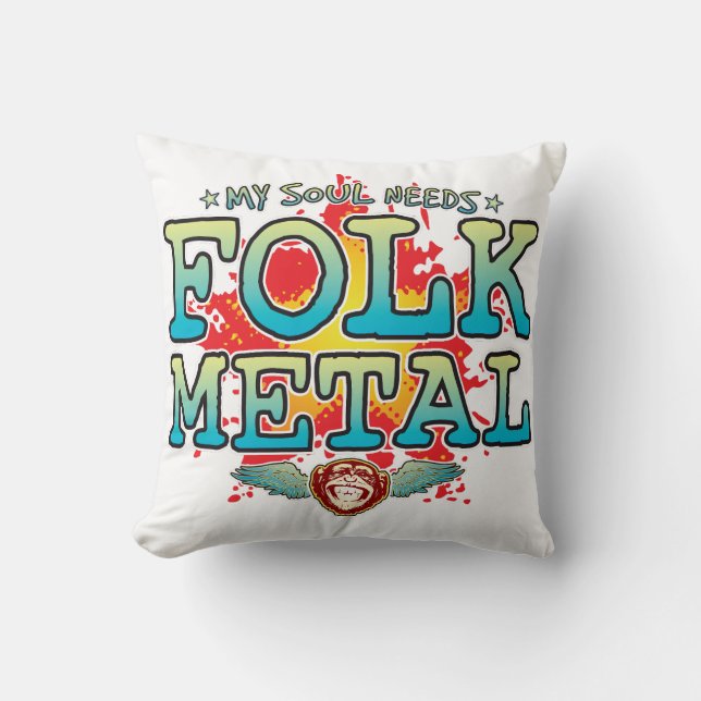 Folk Metall Soul Cushion Kudde (Framsida)