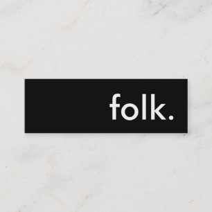 folk. mini visitkort