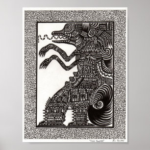 Folk Monster Poster