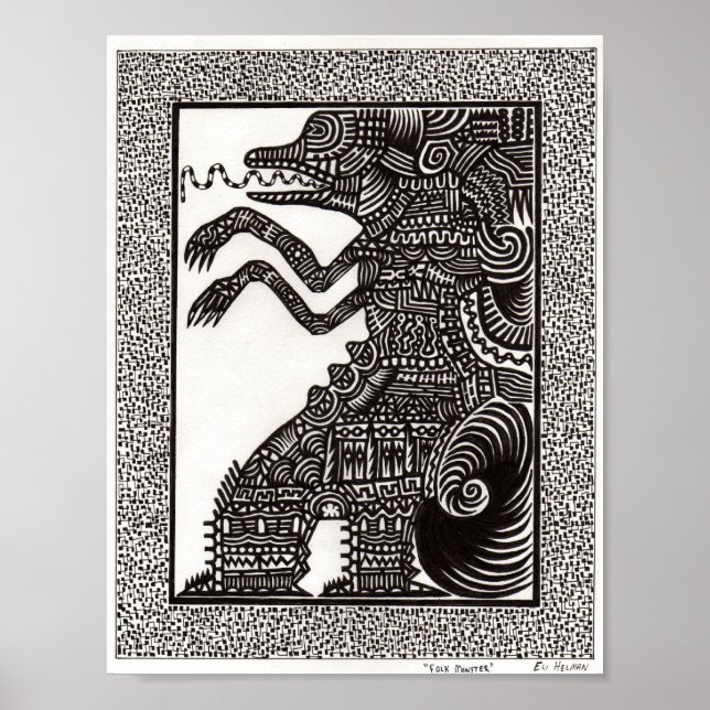Folk Monster Poster (Framsidan)