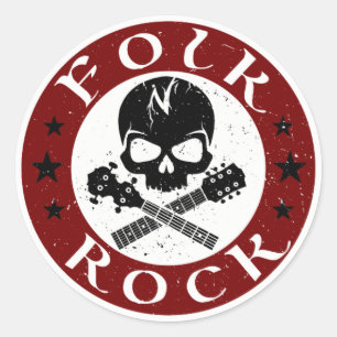 Folk N'Sten Stickers Runt Klistermärke