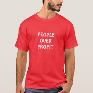 "Folk över vinst" T-tröja T-shirt